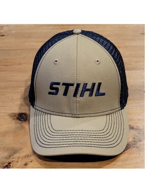 Stihl Hat Cap Snapback Brown Mesh Back Black One Size Chainsaw Equipment